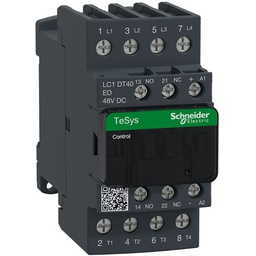[LC1DT40ED] CONTACTOR - 48V DC COIL - 4P - 40A